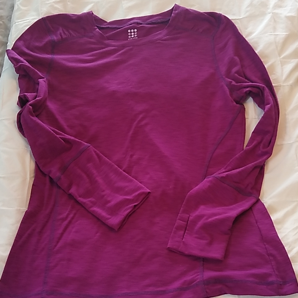 Title Nine purple long sleeve shirt